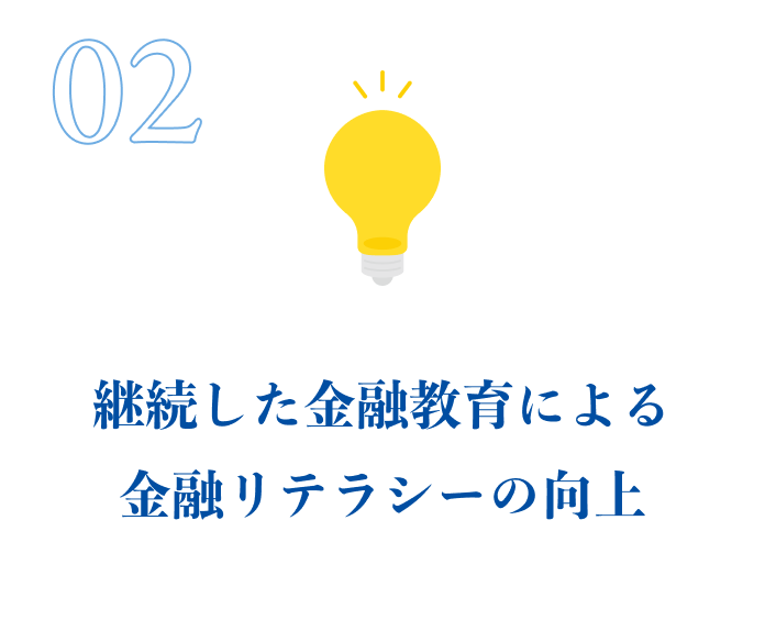 継続した金融教育による金融リテラシーの向上